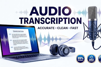 deliver flawless audio transcription