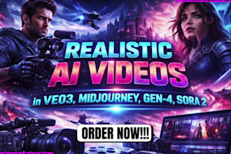 do ai video creation cinematic realistic video animation