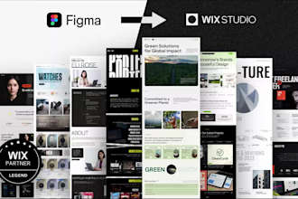 turn your figma design into a professional wix studio site
