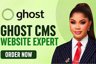build ghost cms website setup ghost blog customize ghost theme ghost newsletter