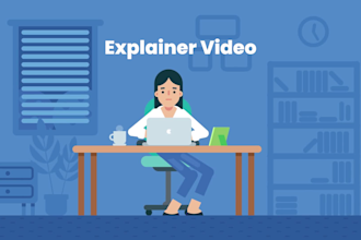 create 2d animated explainer video or sales marketing video