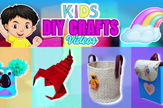 make diy arts and crafts, paper and origami crafts videos