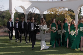 do cinematic wedding video editing