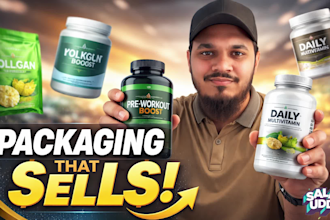 professional product packaging design for your brand