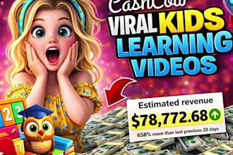 kids learning animation for kids, educational videos, kids video editing