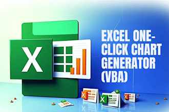 create excel one click chart generator
