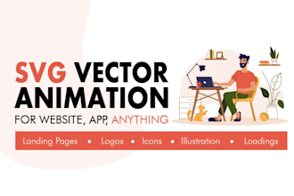 do svg vector animation using CSS js