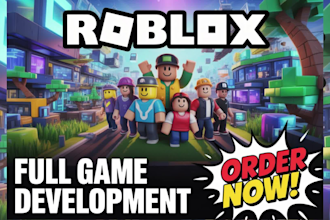 develop roblox full game, roblox full game creation, roblox game development