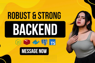 be backend and api developer nodejs javascript