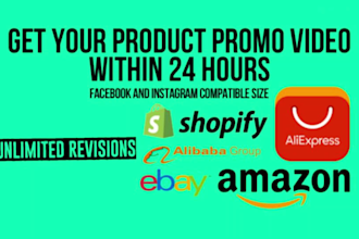 create an amazing product promo video for social media