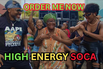 produce high energy vocals for carnival anthems