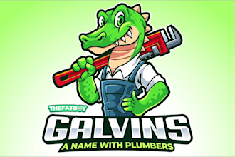 design awesome mascot logo, cartoon, character