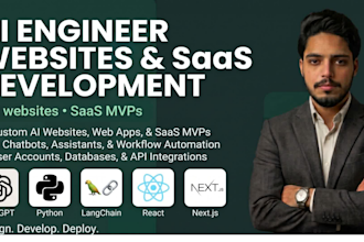 do ai website development and build ai websites ai saas with ai integrations