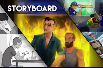 create professional storyboards as a storyboard artist