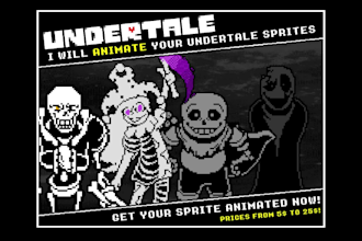 animate your undertale sprites and spritesheets