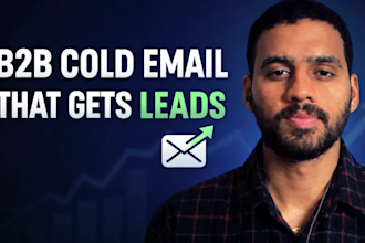 set up a high converting b2b cold email campaign for lead generation