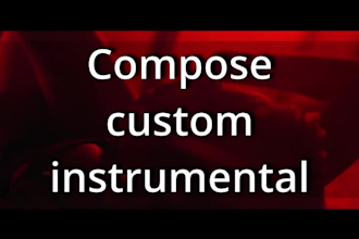produce a custom beat or instrumental in short deadline