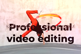 do facebook, instagram, tiktok and youtube ads video editing