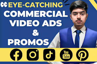 create commercial video editing ads for facebook and tiktok video ads