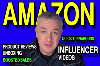 create an amazon shoppable unboxing video or photo