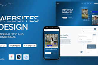 web design of figma landing page