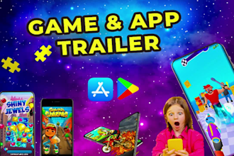 create video game trailer for your mobile game