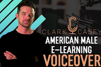 record american male voice over for elearning