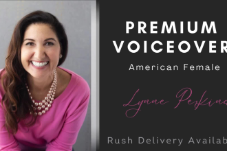 record a warm professional american female voice over