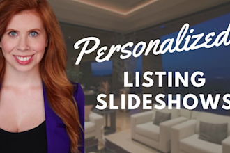 create a real estate listing slideshow