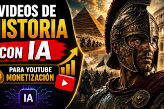 crea videos históricos de ia rentables para la monetización en youtube