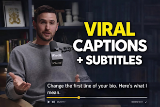 edit talking head videos with viral captions and subtitles