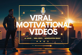 do monetizable motivational videos with ai voiceover that inspires and go viral