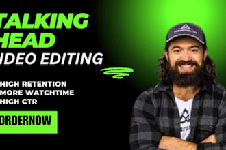 edit the youtube talking head video with motion graphics like ali abdaal style