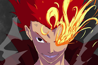 create professional 2d sakuga animation in anime style