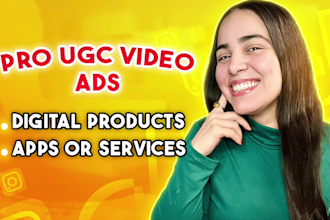 create ugc video ads for apps, services, digital products