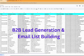 source b2b lead generation using linkedin sales navigator