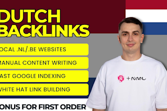 create dutch backlinks for netherlands and belgium SEO