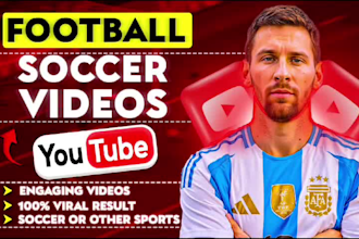 create monetizable soccer youtube videos for your channel