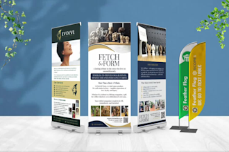 design rollup banner, billboard, signage, yard sign faster