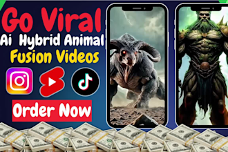 viral ai hybrid animal fusion animation ai fusion vidoes tiktok youtube reels