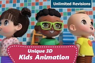 create 3d cartoon animation