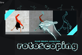 make hand drawn rotoscoping animation from your video