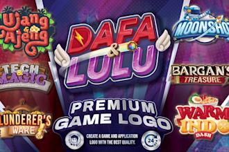 create unique game logo for your video games and apps
