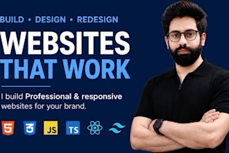 design and develop a modern, professional portfolio website
