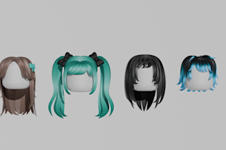 create custom roblox ugc hair for your avatar