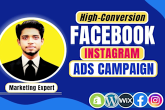 setup shopify facebook ads campaign instagram meta advertising marketing expert