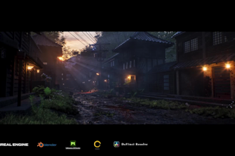 do 3d environments in blender and unreal engine 5