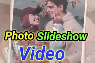 create a attractive photo collage,photo slideshow video from your pictures