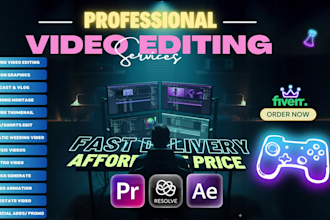 edit youtube videos,shorts,podcast blogs,instagram virel reels and wedding flims