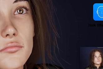 oculus,vrc,glb avatar,rig3d for livestream,facial,lip sync,arkit52,talkhead,gltf